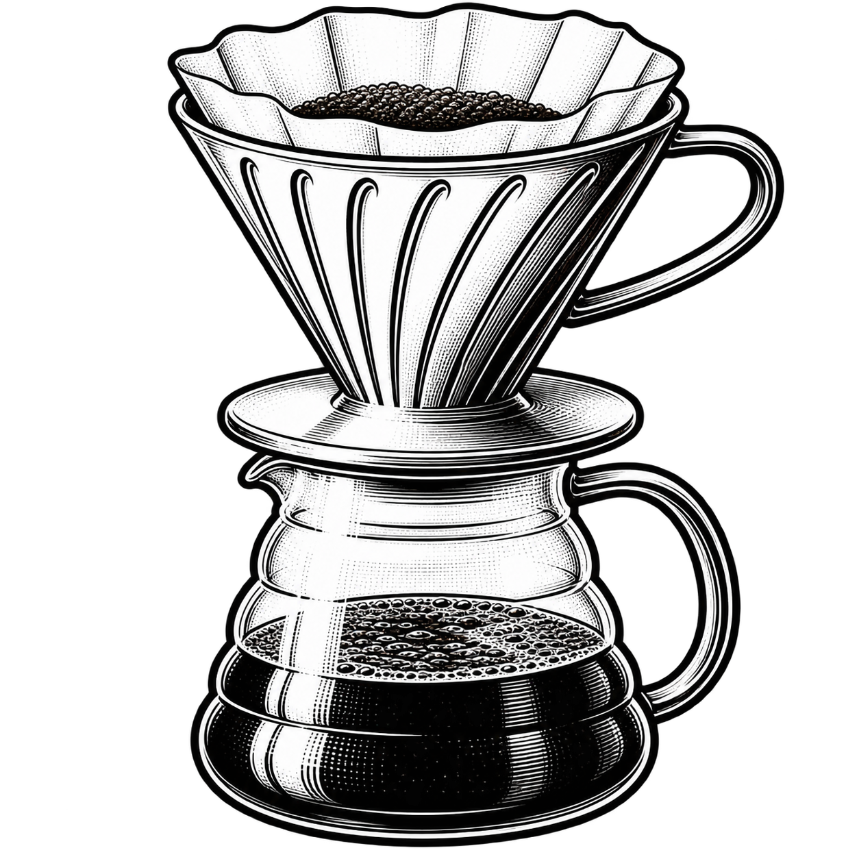 Método de filtración de café V60